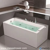 Simplu stil modern de design Hot Corner Whirlpool Jetted Baie acrilice Tub de vânzare