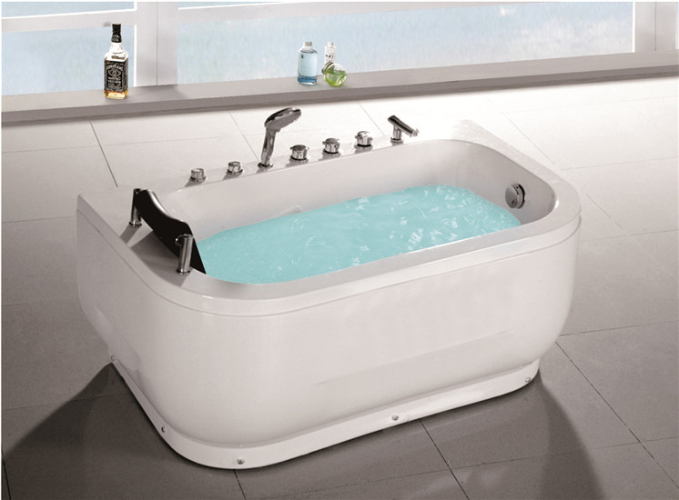 C008 2017 Tub cu apă caldă dreptunghiulară modernă Simplu stil ABS Baie de baie - 1_ 副本 .jpg