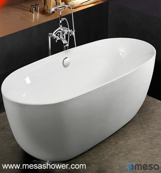 Modern Simplu New Sosire Freestanding Oval acrilic de inmuiere Tub